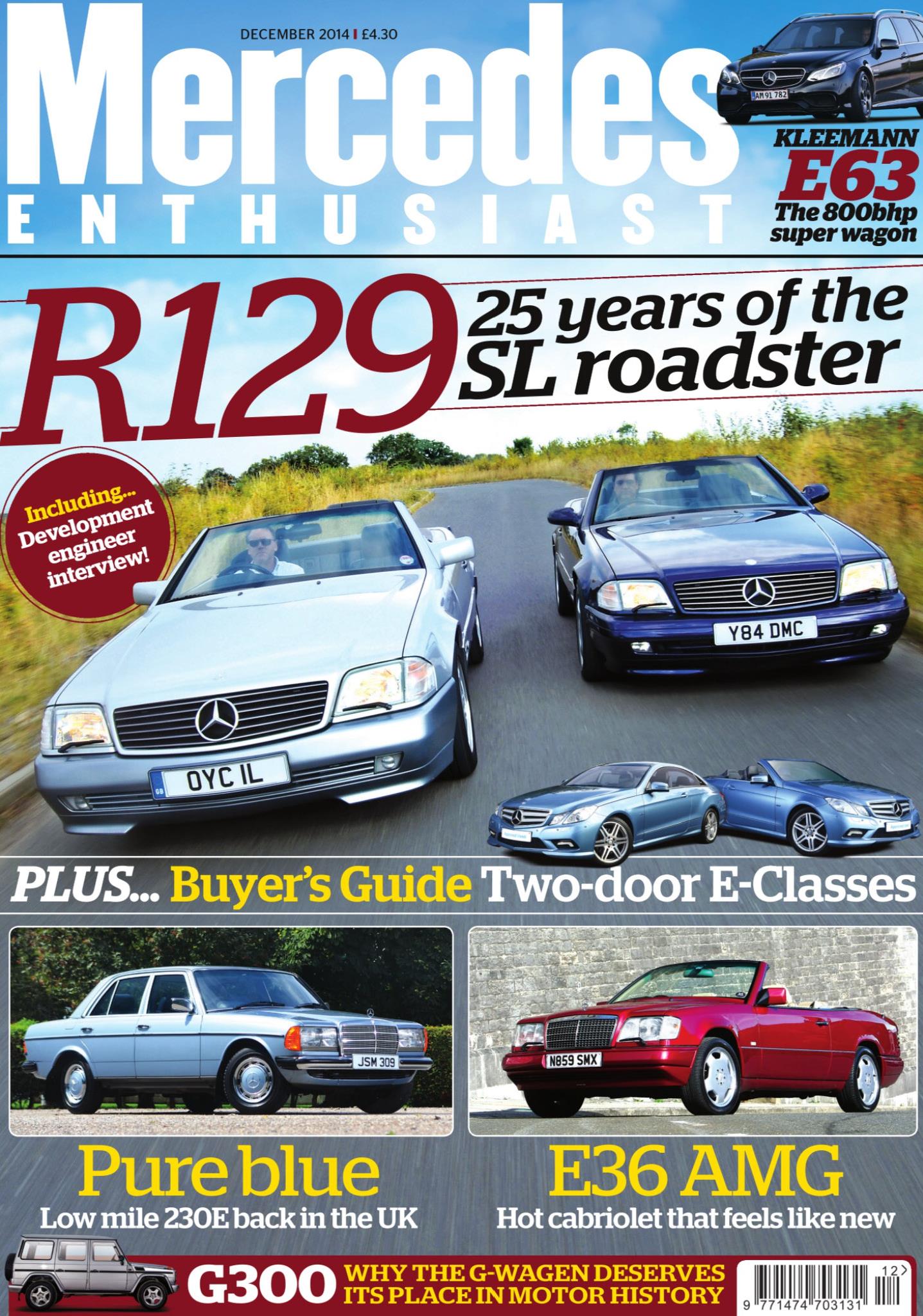 Журнал Mercedes enthusiast. december 2014